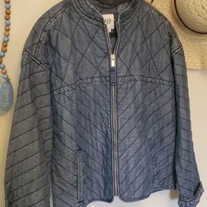 XS Gap Soft Quilted Denim Jacket / Lightweight / Spring and Summer